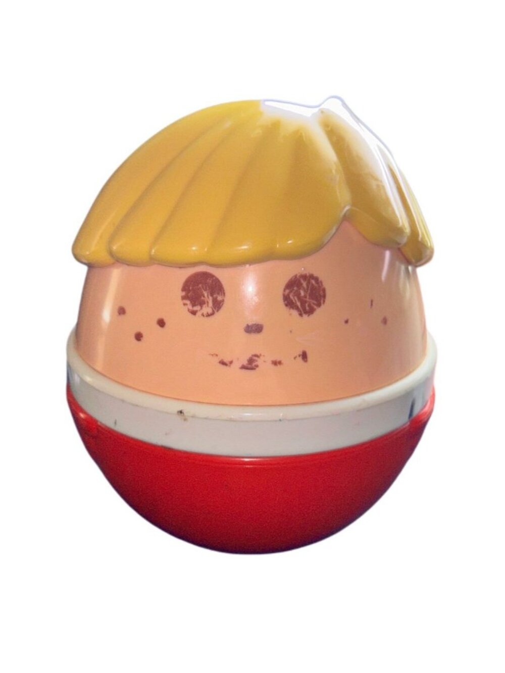 Vintage Jumbo Little Tikes Weeble Wobble Toddle Tots Chime Toy